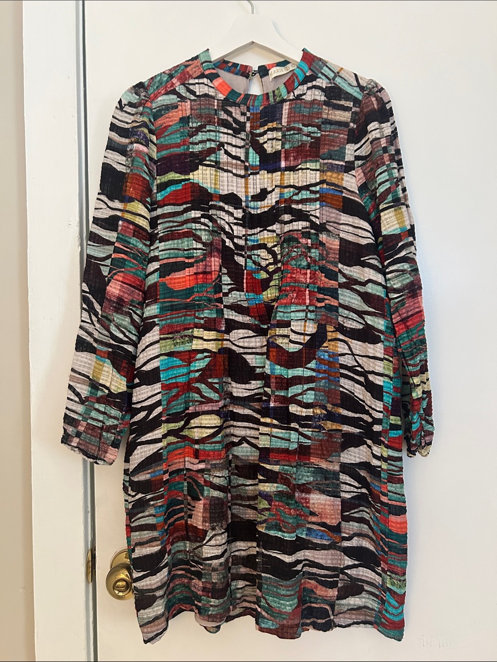 Marie Oliver Multi Color abstract dress size M